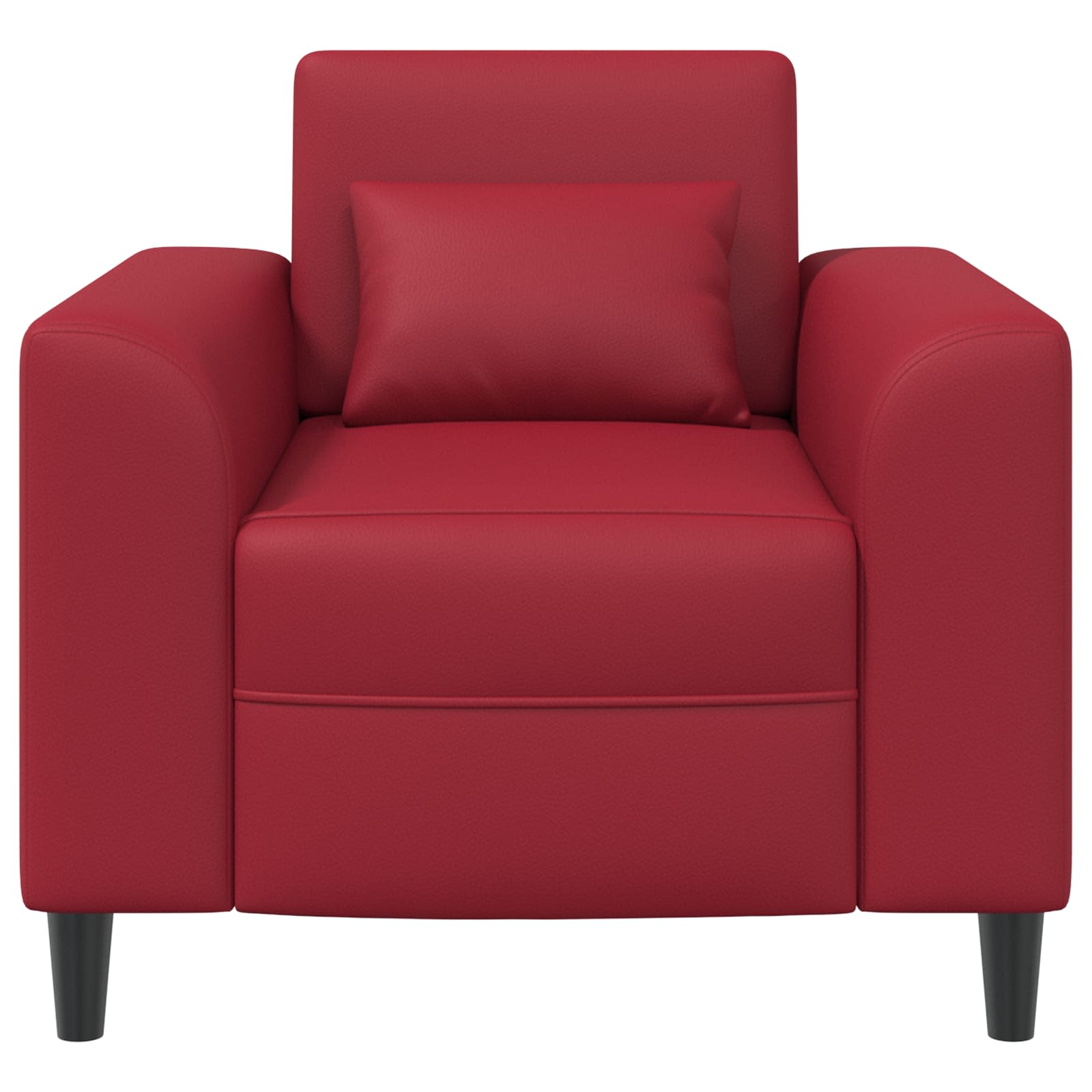 Fauteuil Wijnrood Kunstleer is nu te koop bij PeponiXL, paradijselijk wonen!
