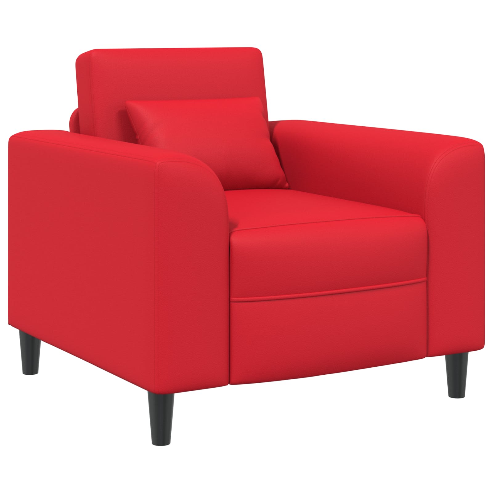 Fauteuil Rood Kunstleer is nu te koop bij PeponiXL, paradijselijk wonen!
