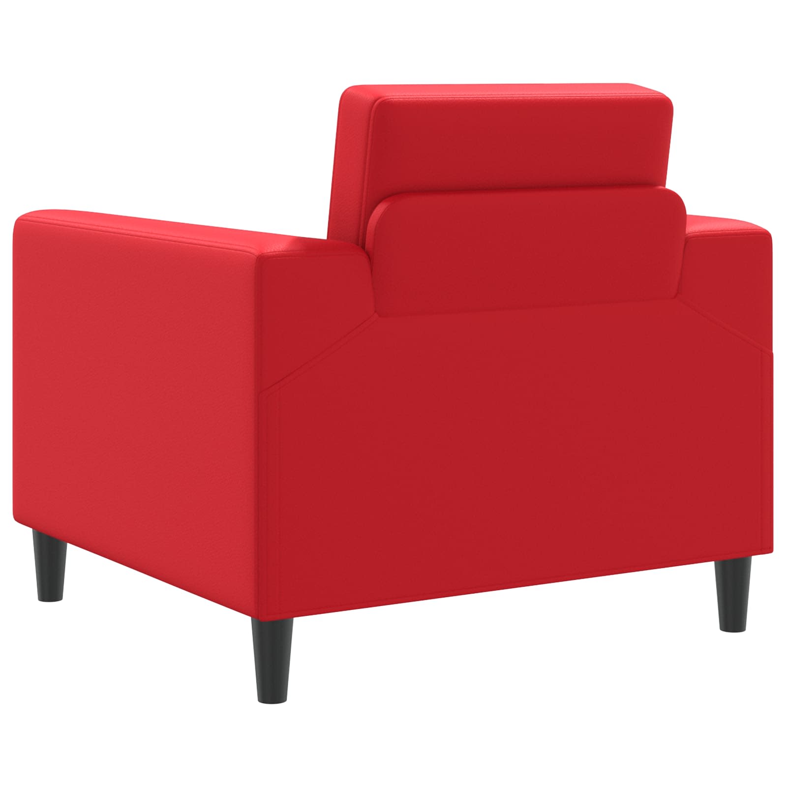Fauteuil Rood Kunstleer is nu te koop bij PeponiXL, paradijselijk wonen!