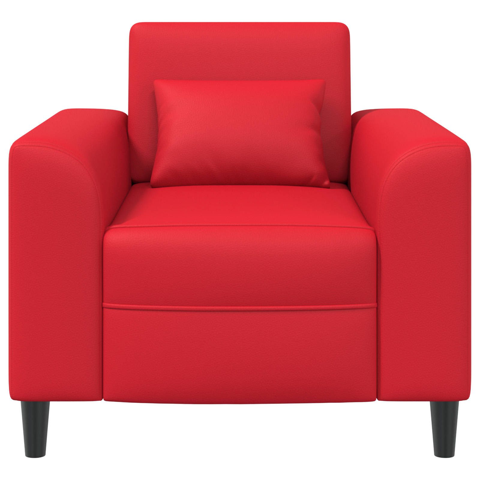 Fauteuil Rood Kunstleer is nu te koop bij PeponiXL, paradijselijk wonen!