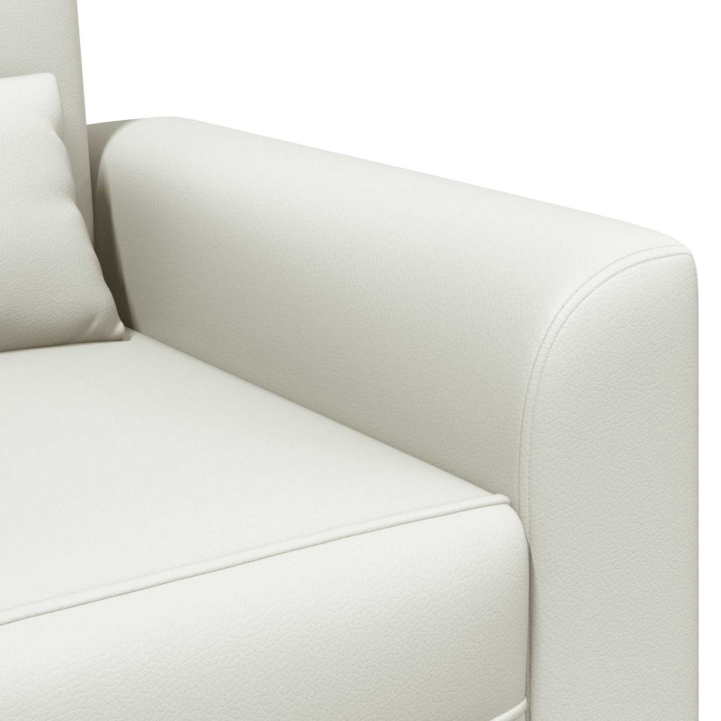 Fauteuil Wit Kunstleer is nu te koop bij PeponiXL, paradijselijk wonen!