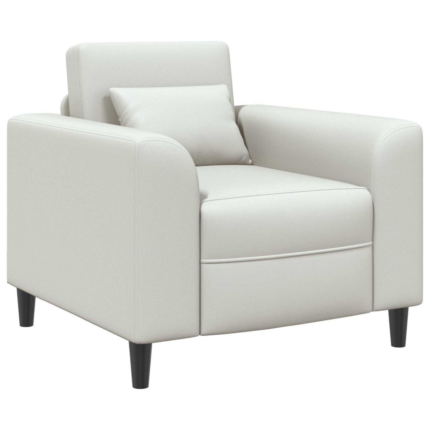Fauteuil Wit Kunstleer is nu te koop bij PeponiXL, paradijselijk wonen!