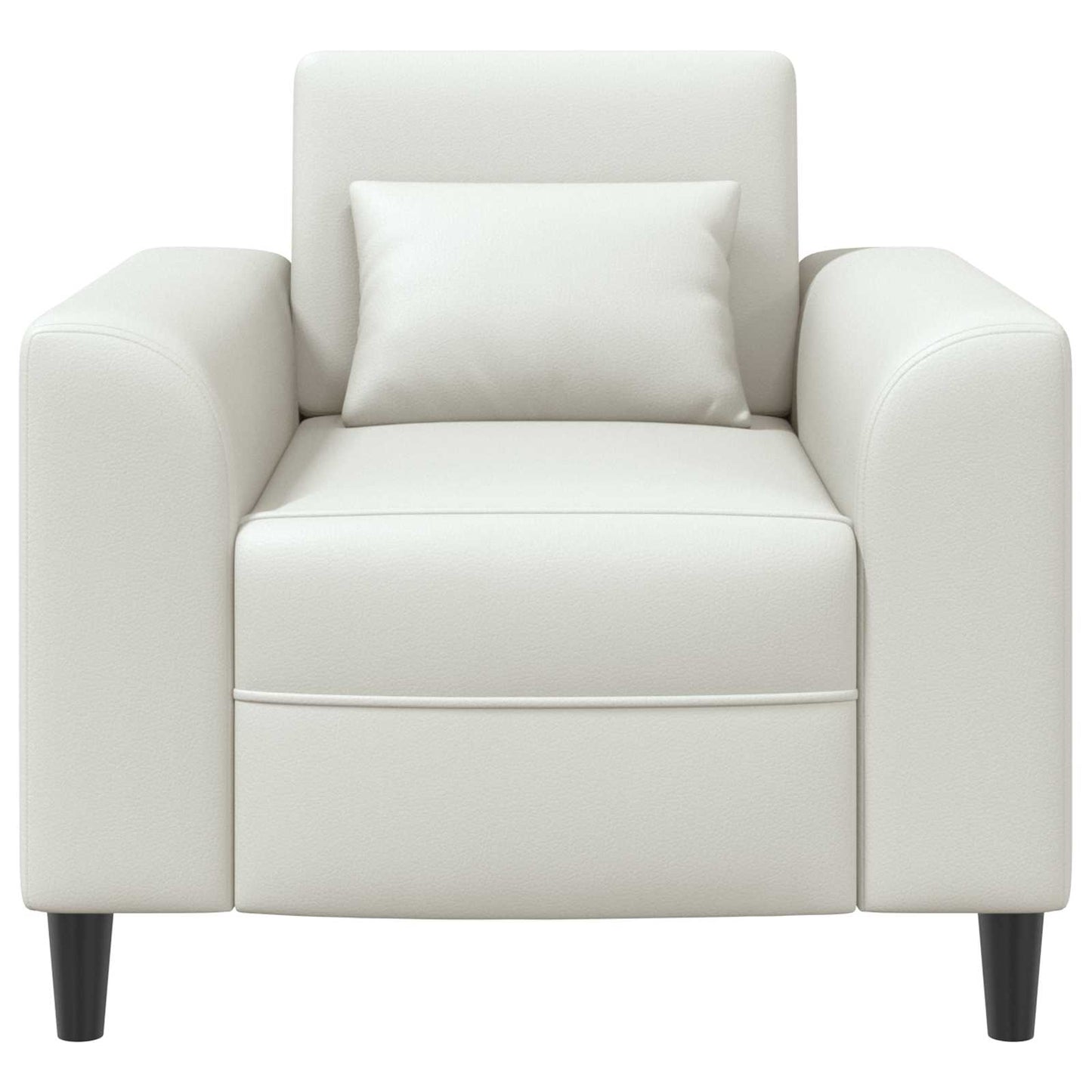 Fauteuil Wit Kunstleer is nu te koop bij PeponiXL, paradijselijk wonen!