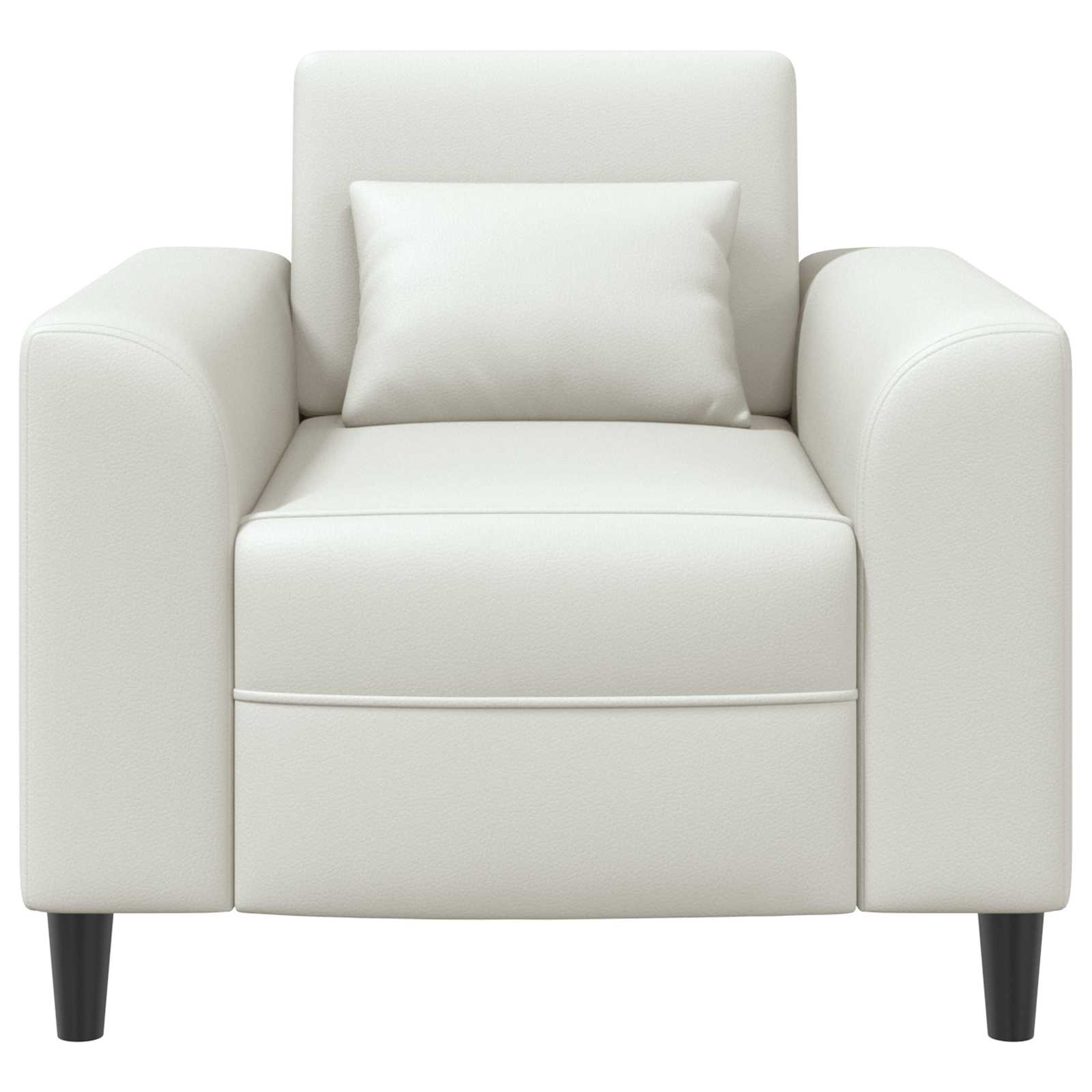 Fauteuil Wit Kunstleer is nu te koop bij PeponiXL, paradijselijk wonen!