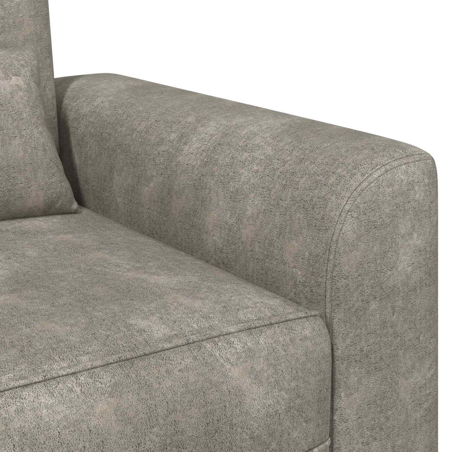 Fauteuil Lichtgrijs Nep Suede Leer is nu te koop bij PeponiXL, paradijselijk wonen!