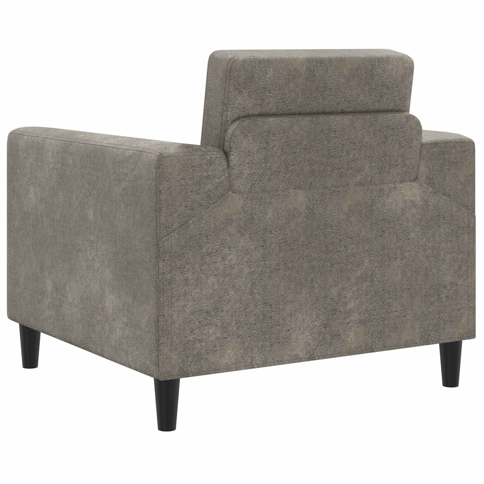 Fauteuil Lichtgrijs Nep Suede Leer is nu te koop bij PeponiXL, paradijselijk wonen!