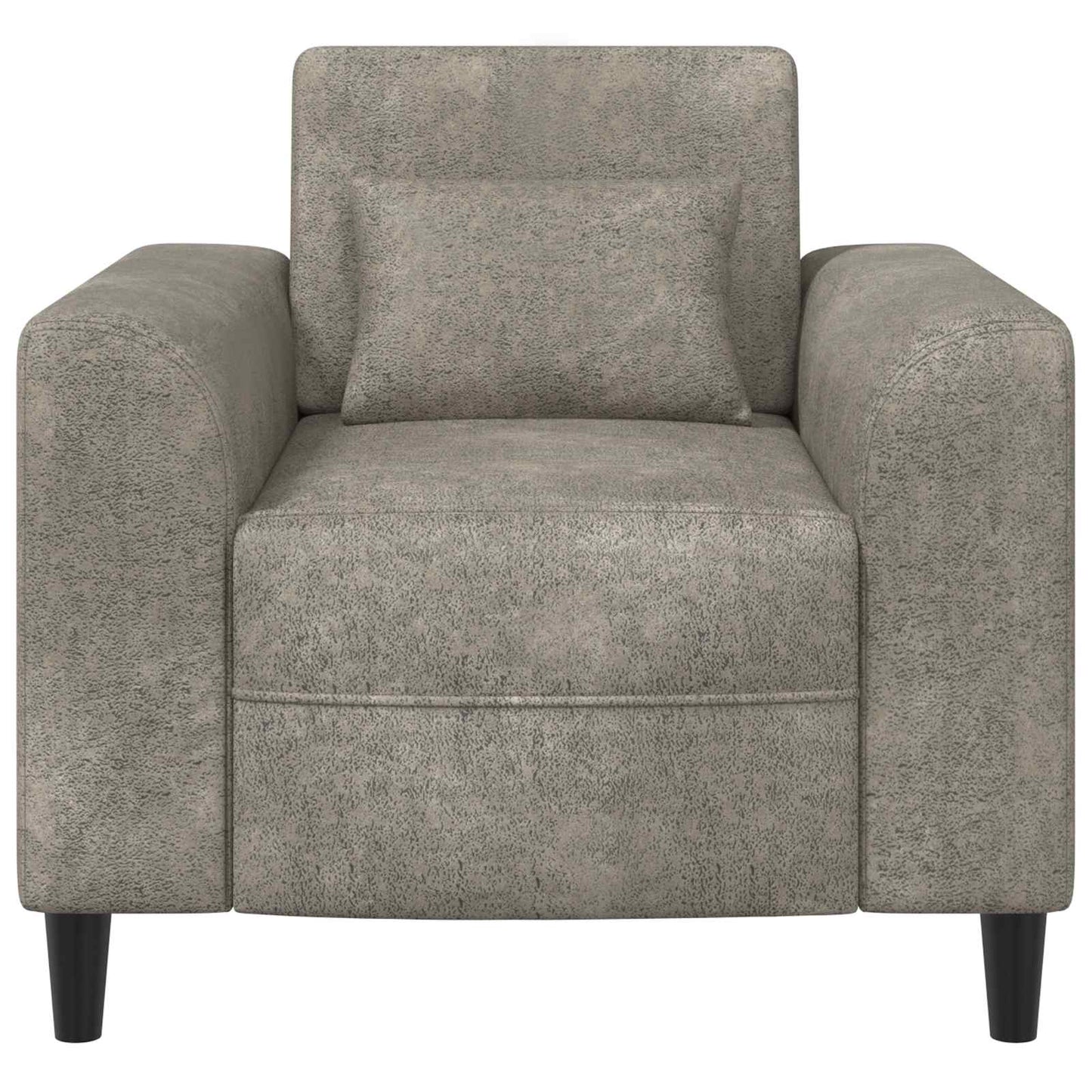 Fauteuil Lichtgrijs Nep Suede Leer is nu te koop bij PeponiXL, paradijselijk wonen!