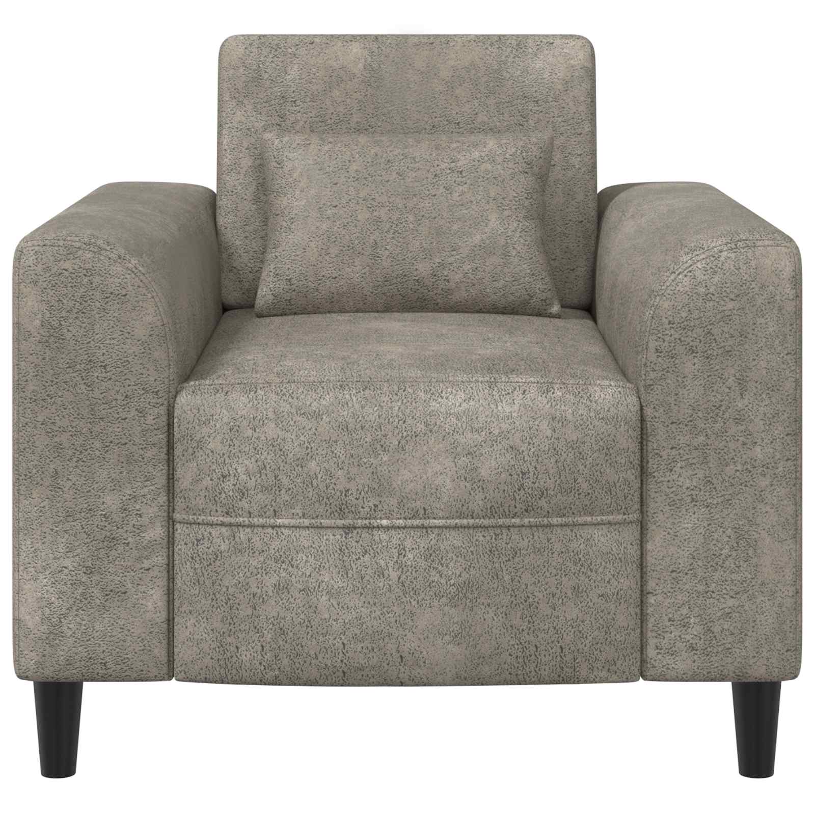 Fauteuil Lichtgrijs Nep Suede Leer is nu te koop bij PeponiXL, paradijselijk wonen!