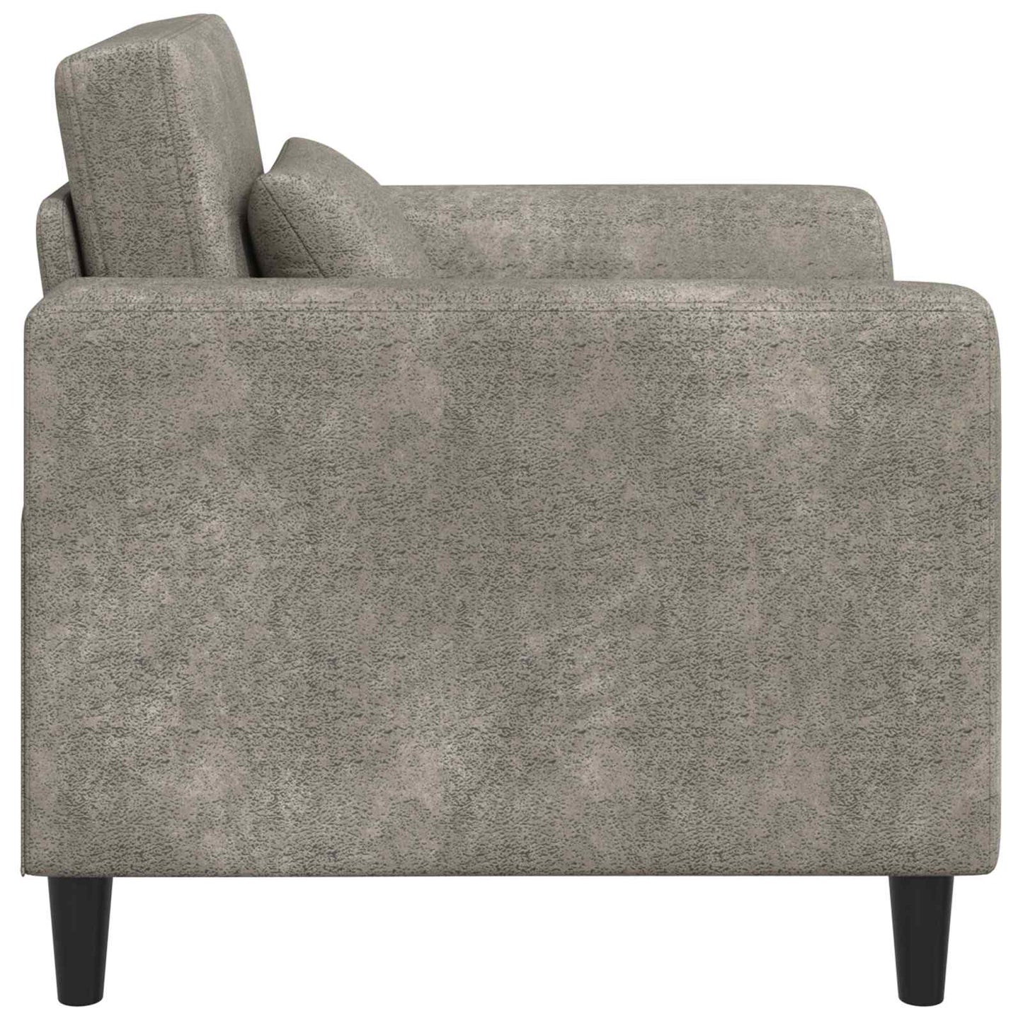 Fauteuil Lichtgrijs Nep Suede Leer is nu te koop bij PeponiXL, paradijselijk wonen!