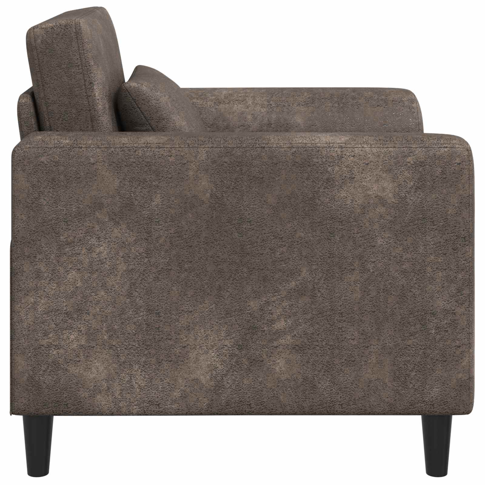 Fauteuil Donkergrijs Nep Suede Leer is nu te koop bij PeponiXL, paradijselijk wonen!