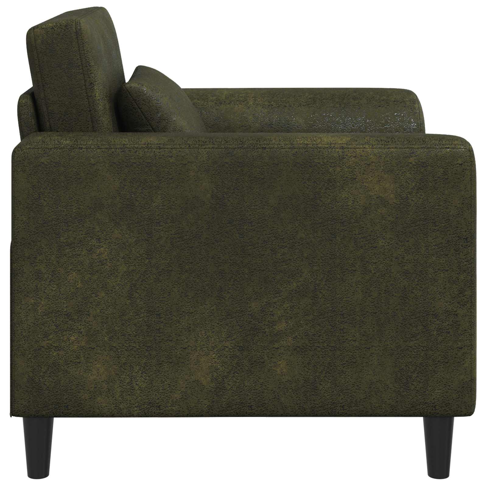 Fauteuil Legergroen Nep Suede Leer is nu te koop bij PeponiXL, paradijselijk wonen!