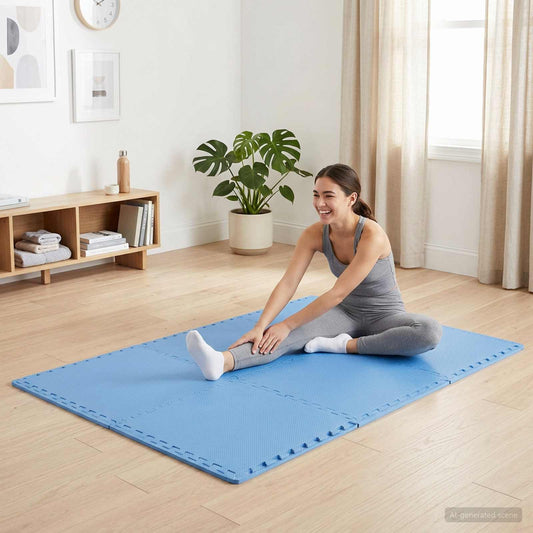 Vloermatten 40 pcs Blauw 14,4 m² EVA Schuim is nu te koop bij PeponiXL, paradijselijk wonen!