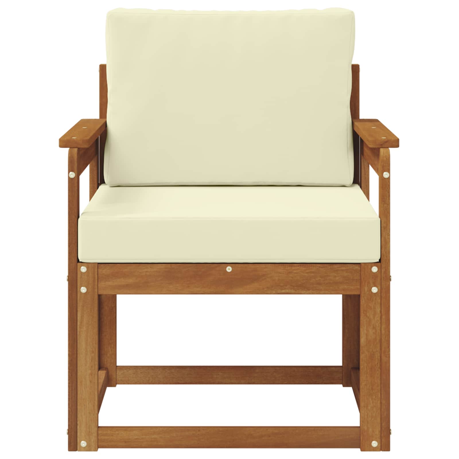 Tuinbank Massief Acaciahout en Polyester Naturel is nu te koop bij PeponiXL, paradijselijk wonen!