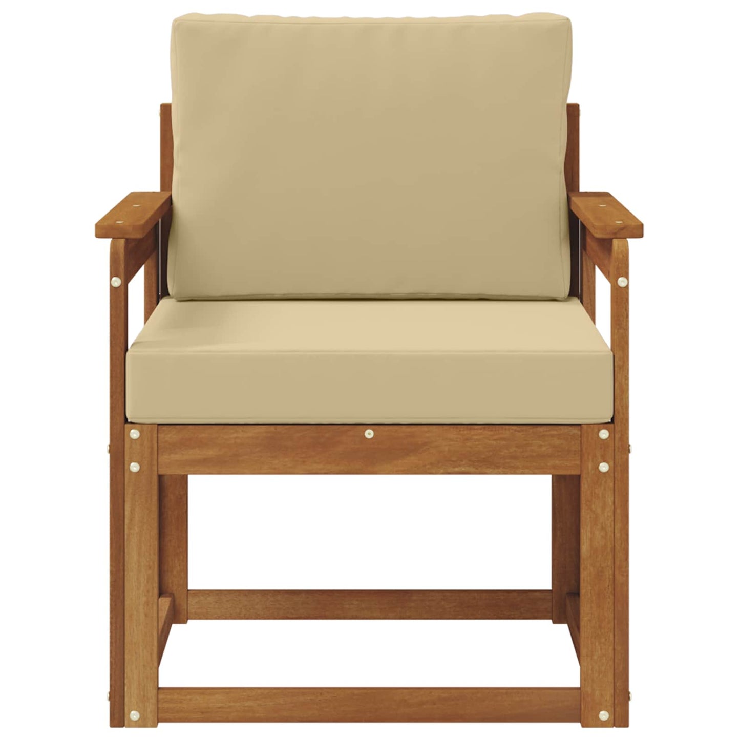 Tuinbank Massief Acaciahout en Polyester Naturel is nu te koop bij PeponiXL, paradijselijk wonen!