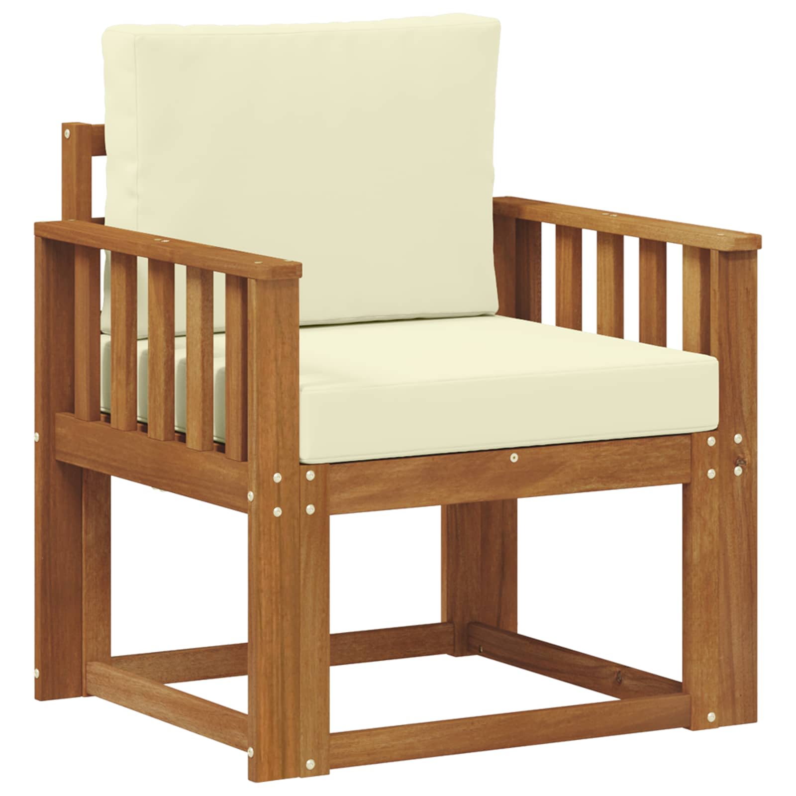 Tuinbank Massief Acaciahout en Polyester Naturel is nu te koop bij PeponiXL, paradijselijk wonen!