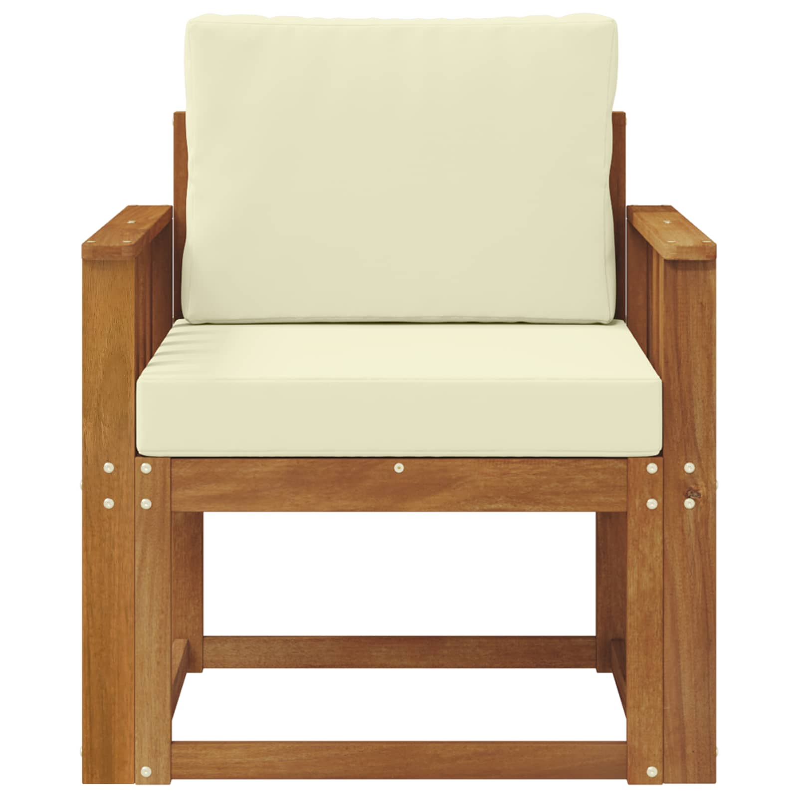 Tuinbank Massief Acaciahout en Polyester Naturel is nu te koop bij PeponiXL, paradijselijk wonen!