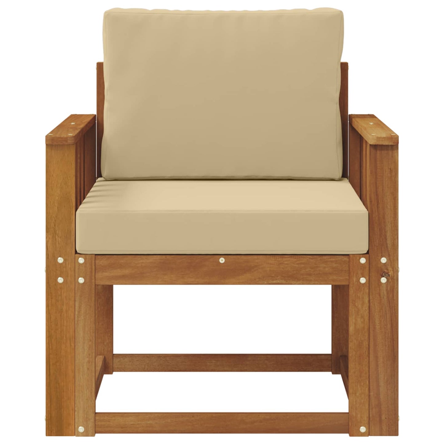 Tuinbank Massief Acaciahout en Polyester Naturel is nu te koop bij PeponiXL, paradijselijk wonen!