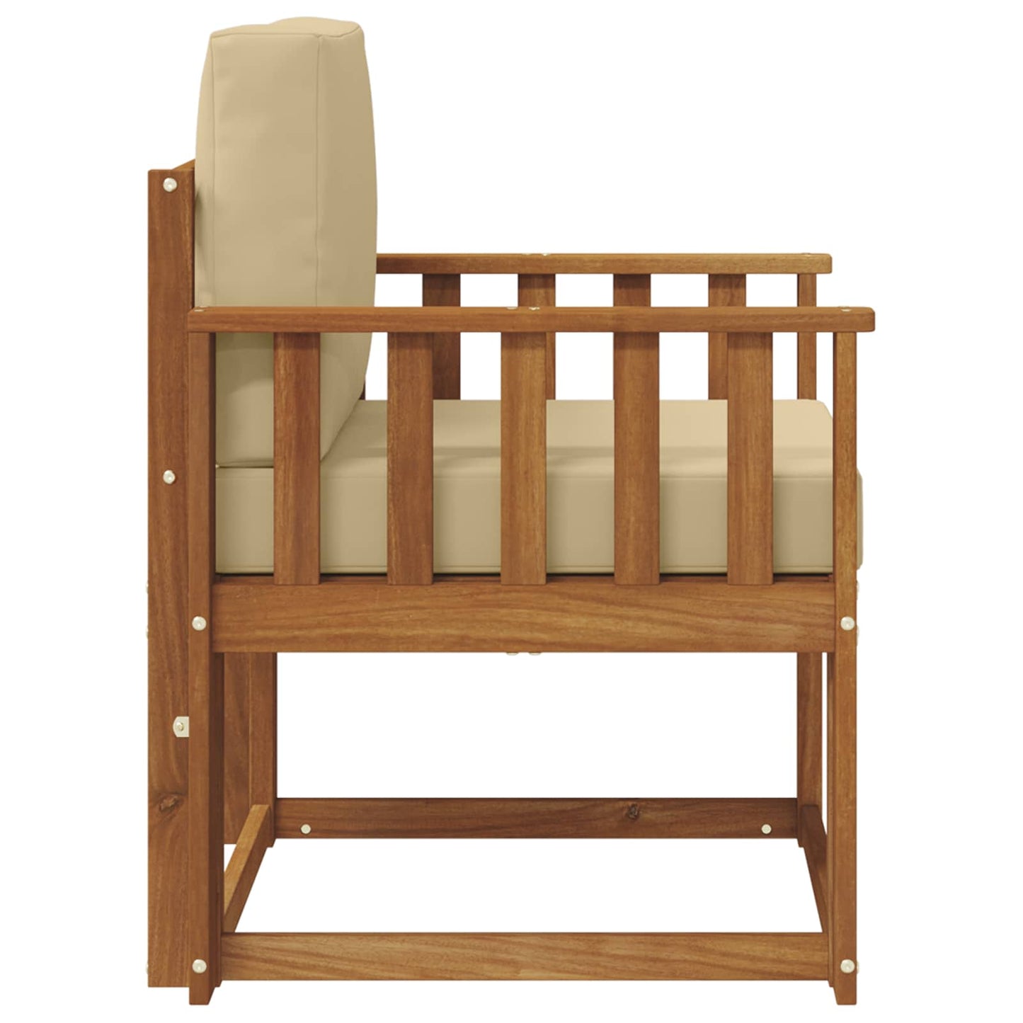 Tuinbank Massief Acaciahout en Polyester Naturel is nu te koop bij PeponiXL, paradijselijk wonen!