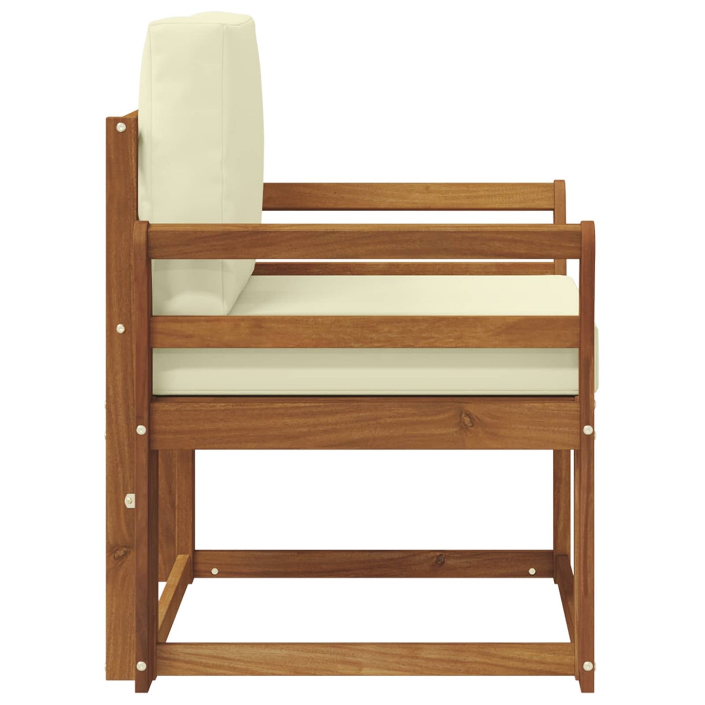 Tuinbank Massief Acaciahout en Polyester Naturel is nu te koop bij PeponiXL, paradijselijk wonen!