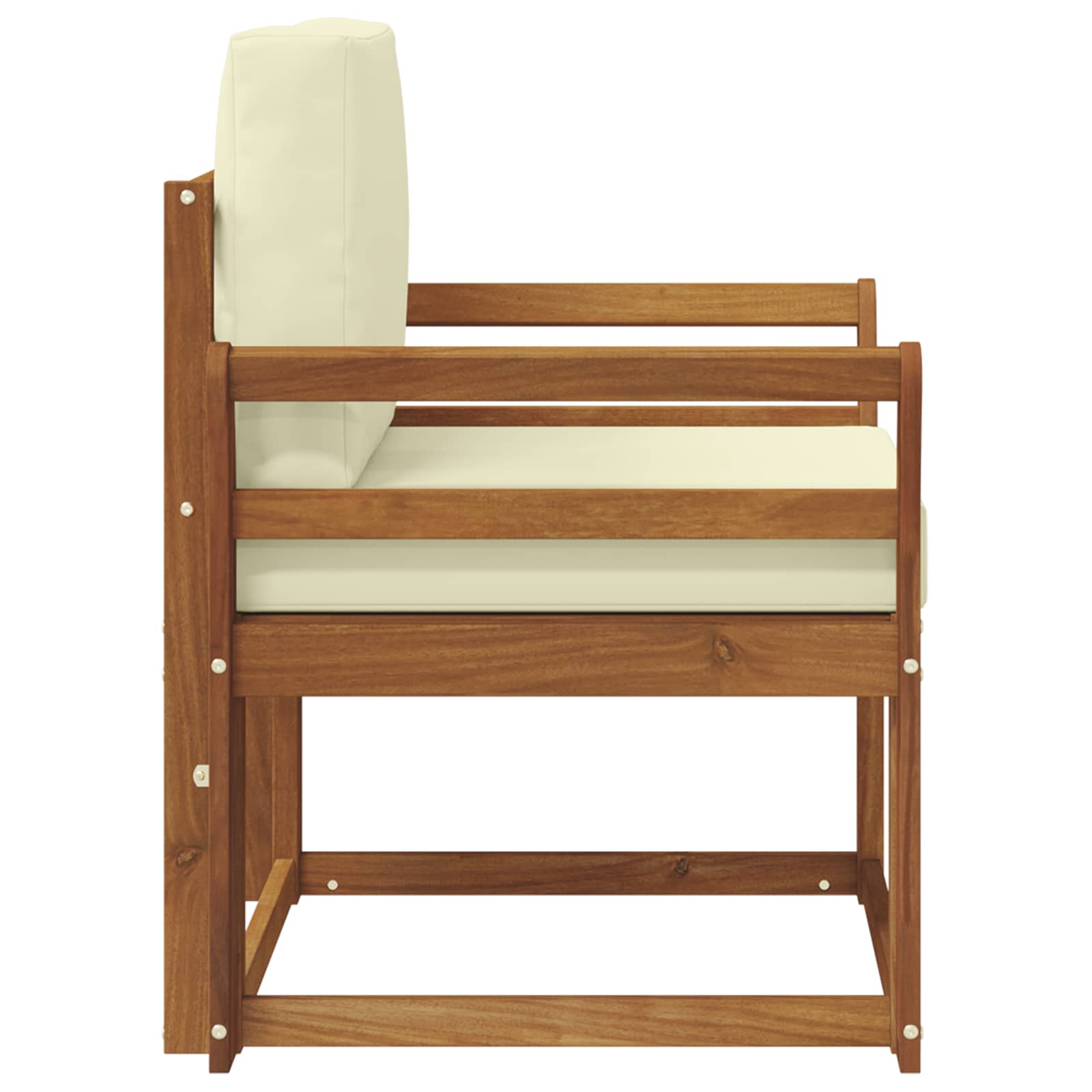 Tuinbank Massief Acaciahout en Polyester Naturel is nu te koop bij PeponiXL, paradijselijk wonen!