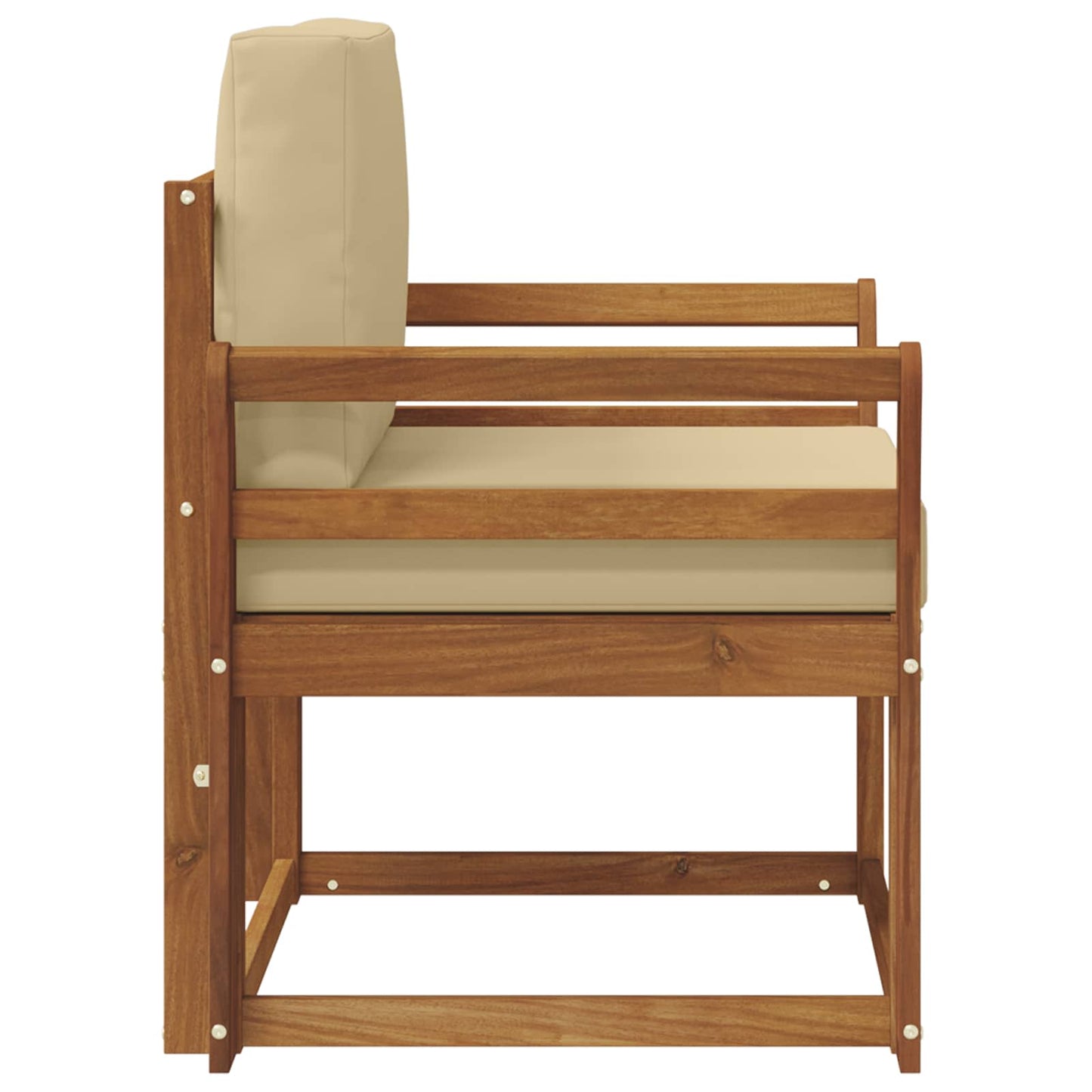Tuinbank Massief Acaciahout en Polyester Naturel is nu te koop bij PeponiXL, paradijselijk wonen!