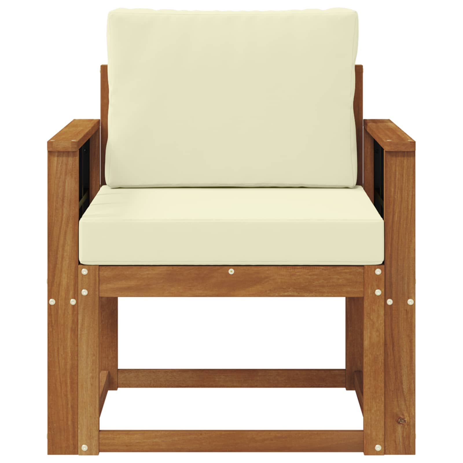 Tuinbank Massief Acaciahout en Polyester Naturel is nu te koop bij PeponiXL, paradijselijk wonen!