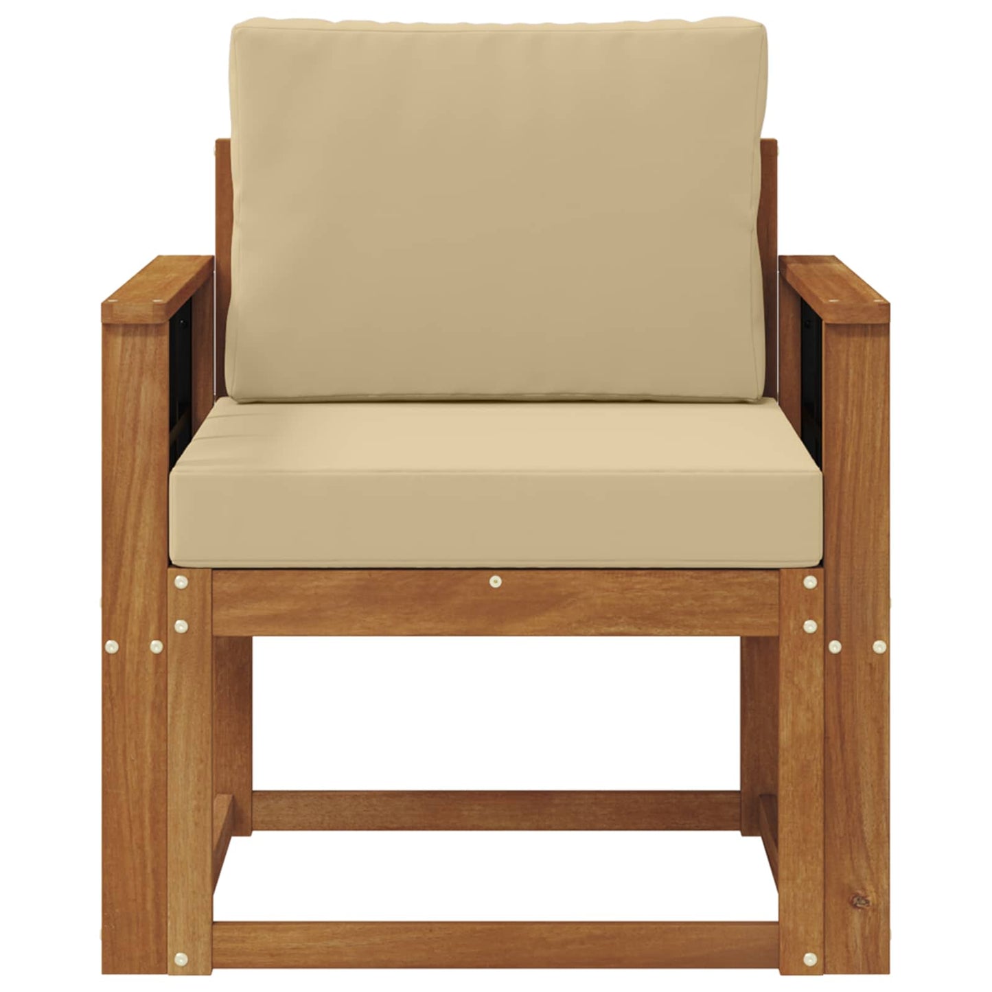 Tuinbank Massief Acaciahout en Polyester Naturel is nu te koop bij PeponiXL, paradijselijk wonen!