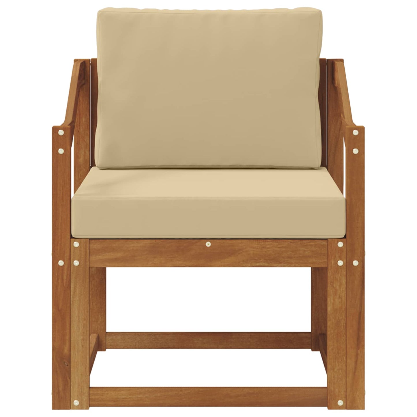 Tuinbank Massief Acaciahout en Polyester Naturel is nu te koop bij PeponiXL, paradijselijk wonen!