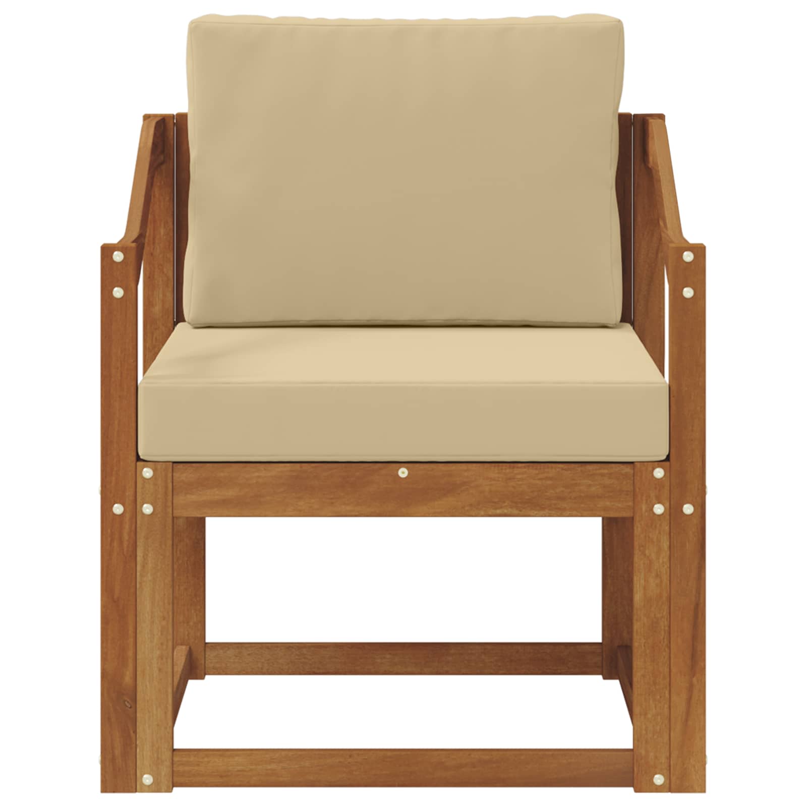 Tuinbank Massief Acaciahout en Polyester Naturel is nu te koop bij PeponiXL, paradijselijk wonen!
