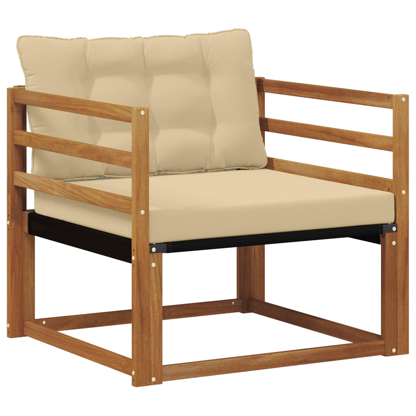 Buiten bankenset Massief Acaciahout en Textilene Naturel is nu te koop bij PeponiXL, paradijselijk wonen!