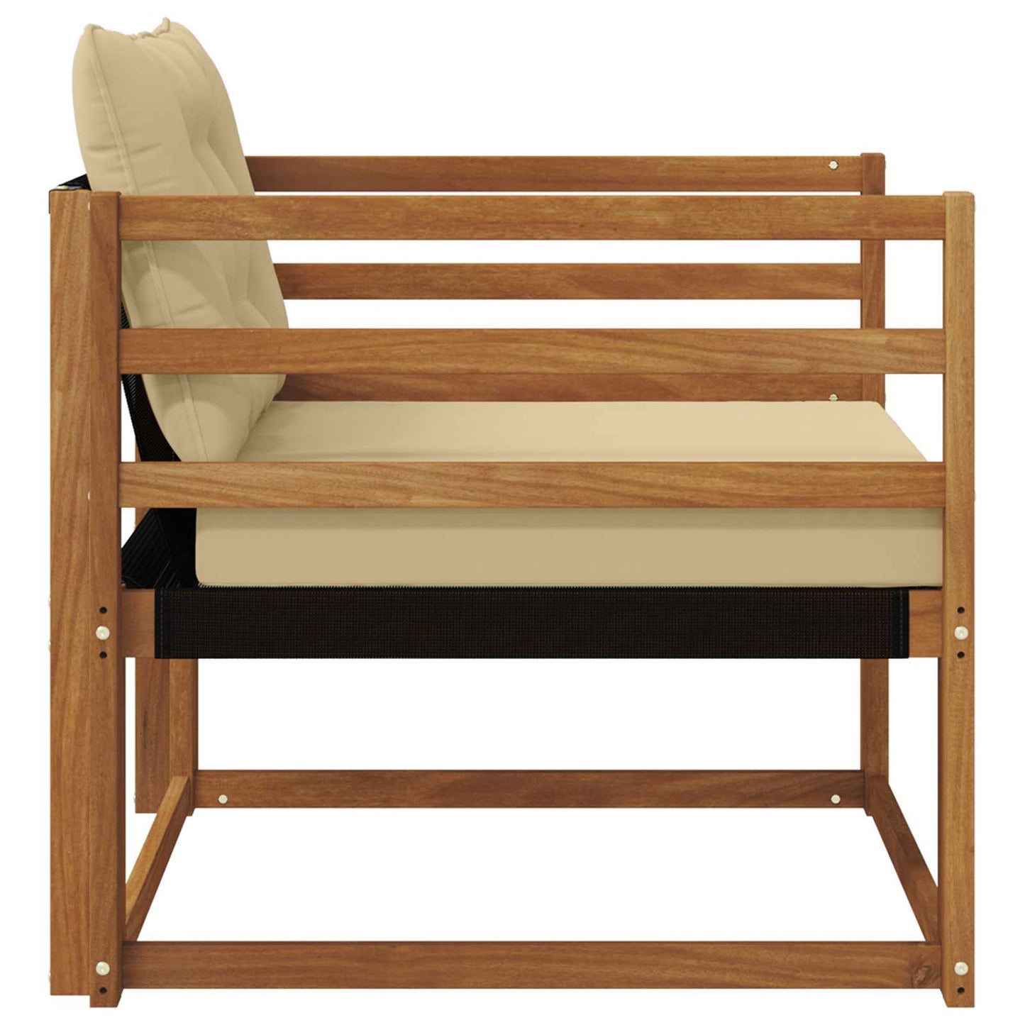 Buiten bankenset Massief Acaciahout en Textilene Naturel is nu te koop bij PeponiXL, paradijselijk wonen!