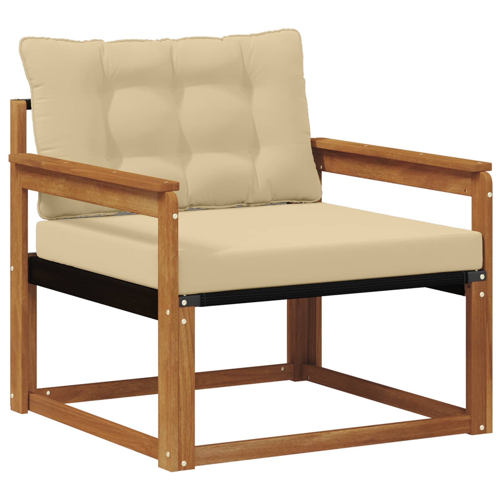 Buiten bankenset Massief Acaciahout en Textilene Naturel is nu te koop bij PeponiXL, paradijselijk wonen!