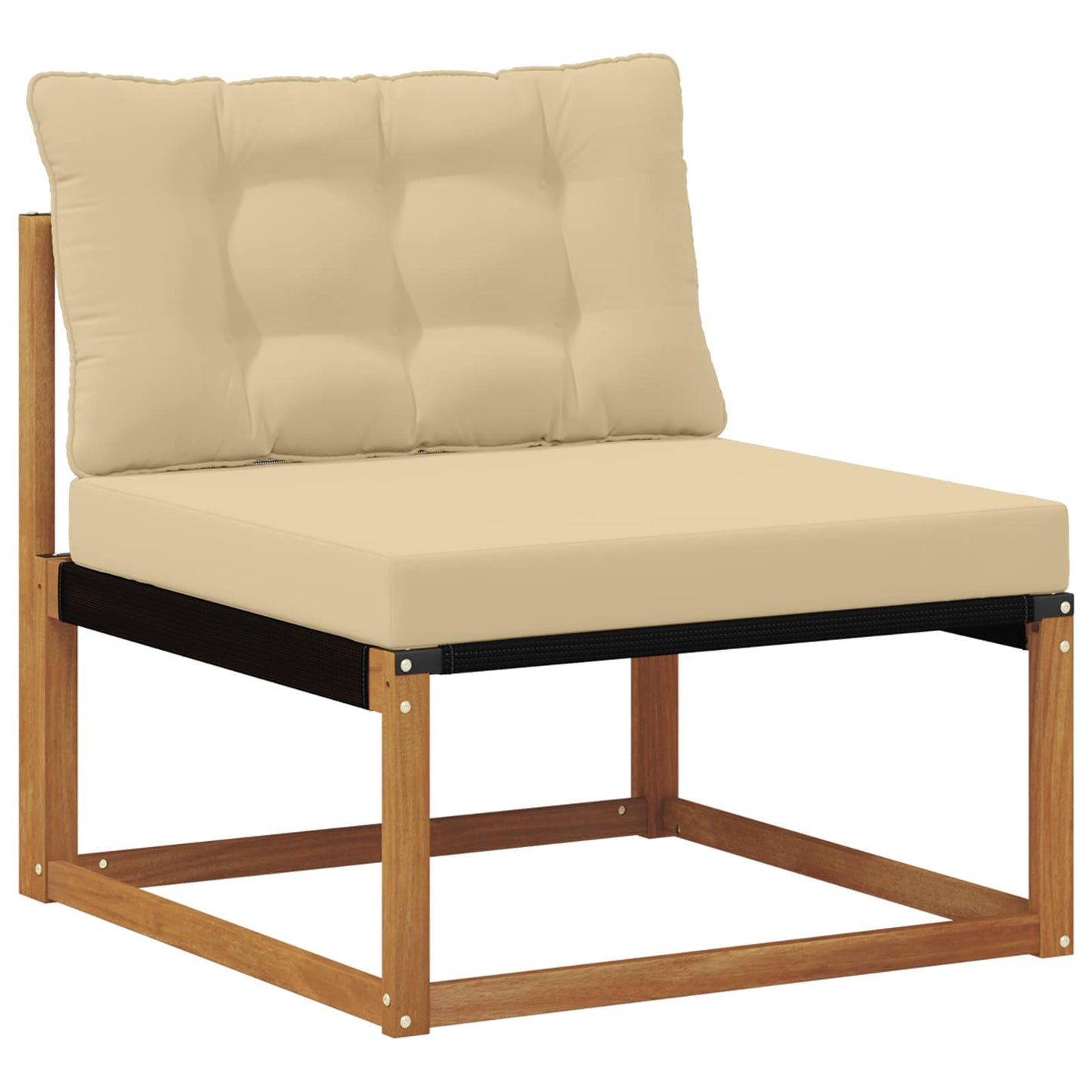 Buiten bankenset Massief Acaciahout en Textilene Naturel is nu te koop bij PeponiXL, paradijselijk wonen!