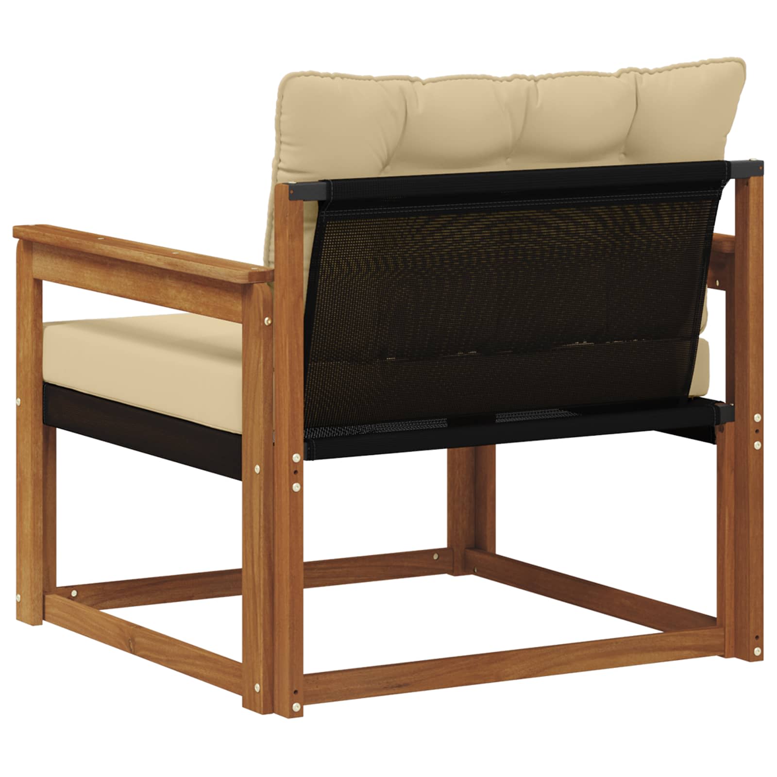 Buiten bankenset Massief Acaciahout en Textilene Naturel is nu te koop bij PeponiXL, paradijselijk wonen!