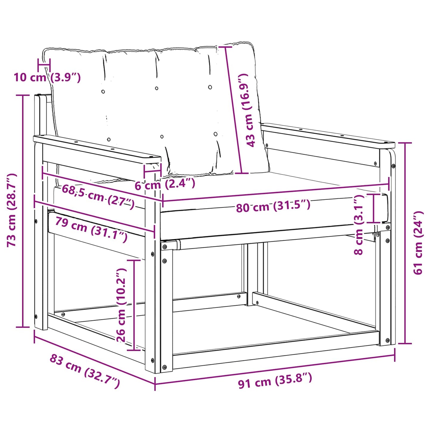 Buiten bankenset Massief Acaciahout en Textilene Naturel is nu te koop bij PeponiXL, paradijselijk wonen!