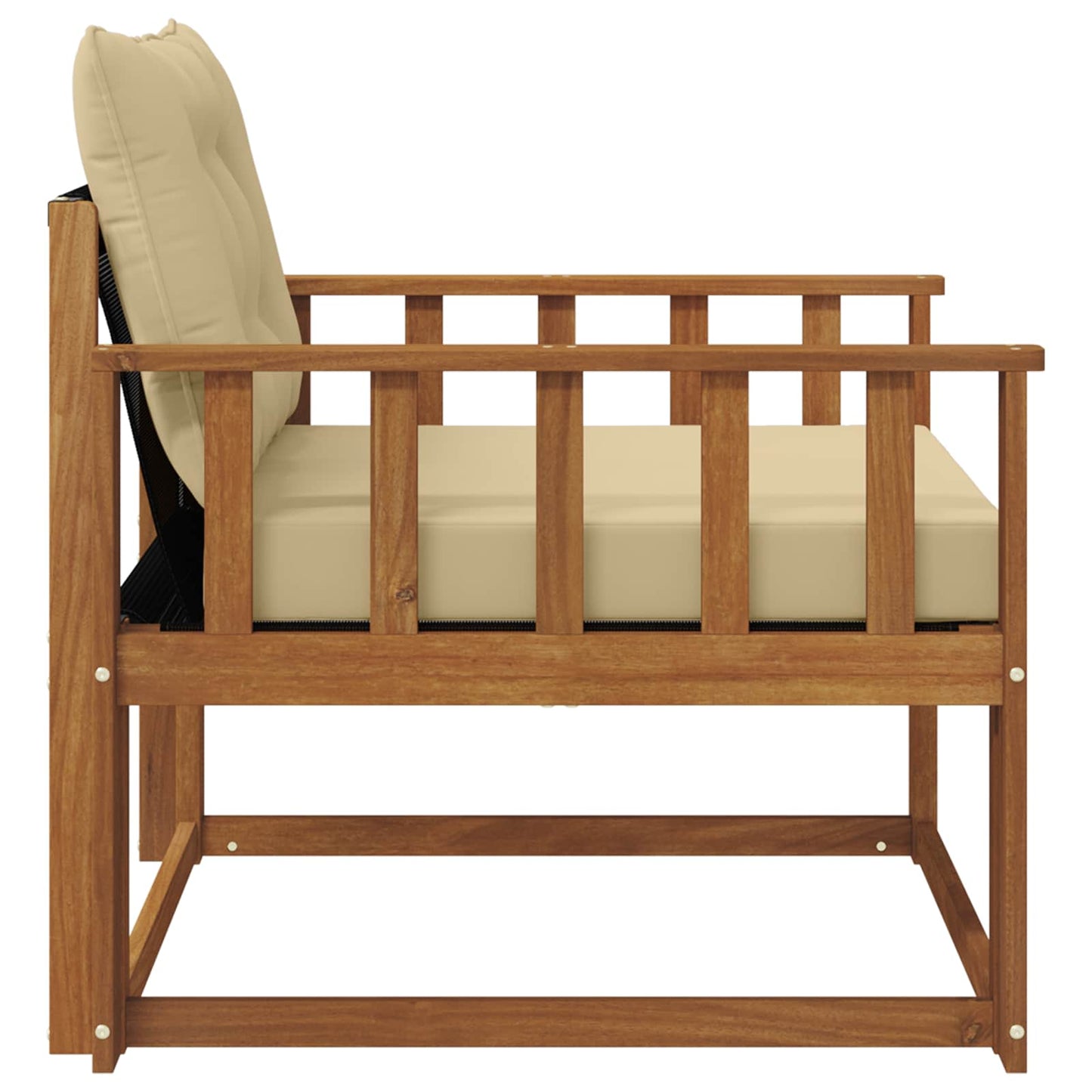 Buiten bankenset Massief Acaciahout en Textilene Naturel is nu te koop bij PeponiXL, paradijselijk wonen!