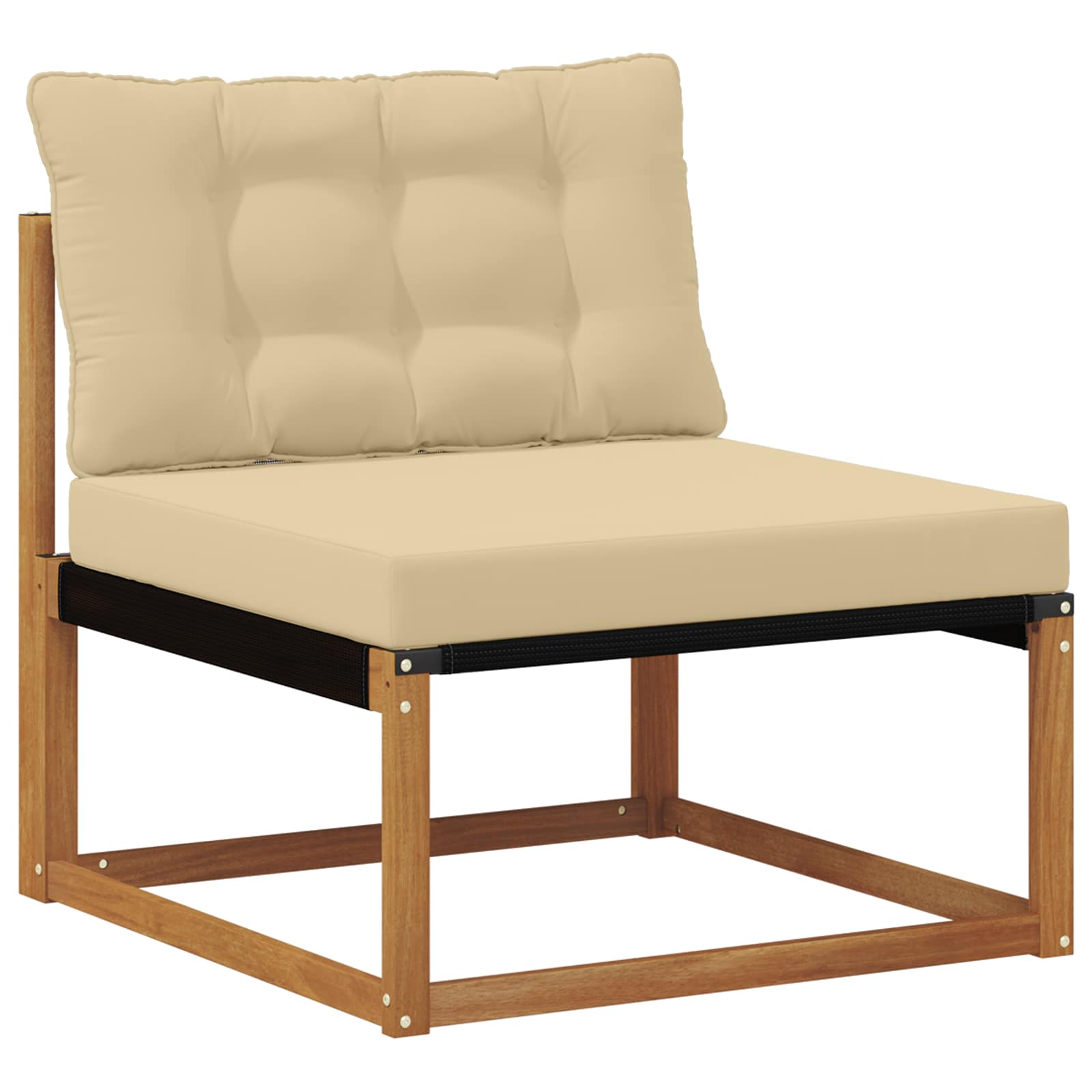 Buiten bankenset Massief Acaciahout en Textilene Naturel is nu te koop bij PeponiXL, paradijselijk wonen!