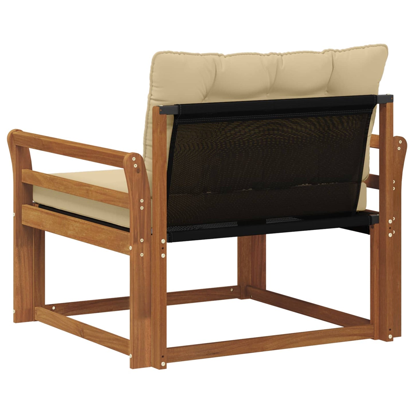 Buiten bankenset Massief Acaciahout en Textilene Naturel is nu te koop bij PeponiXL, paradijselijk wonen!