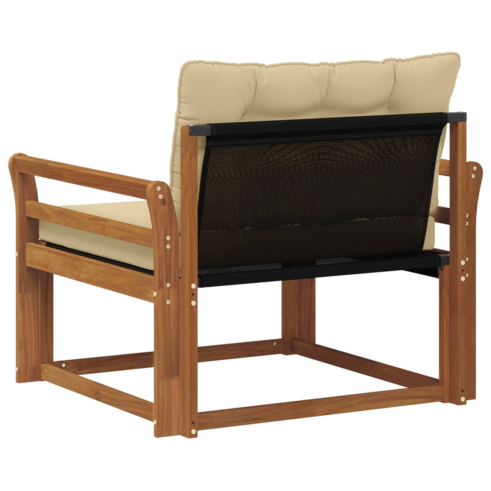 Buiten bankenset Massief Acaciahout en Textilene Naturel is nu te koop bij PeponiXL, paradijselijk wonen!