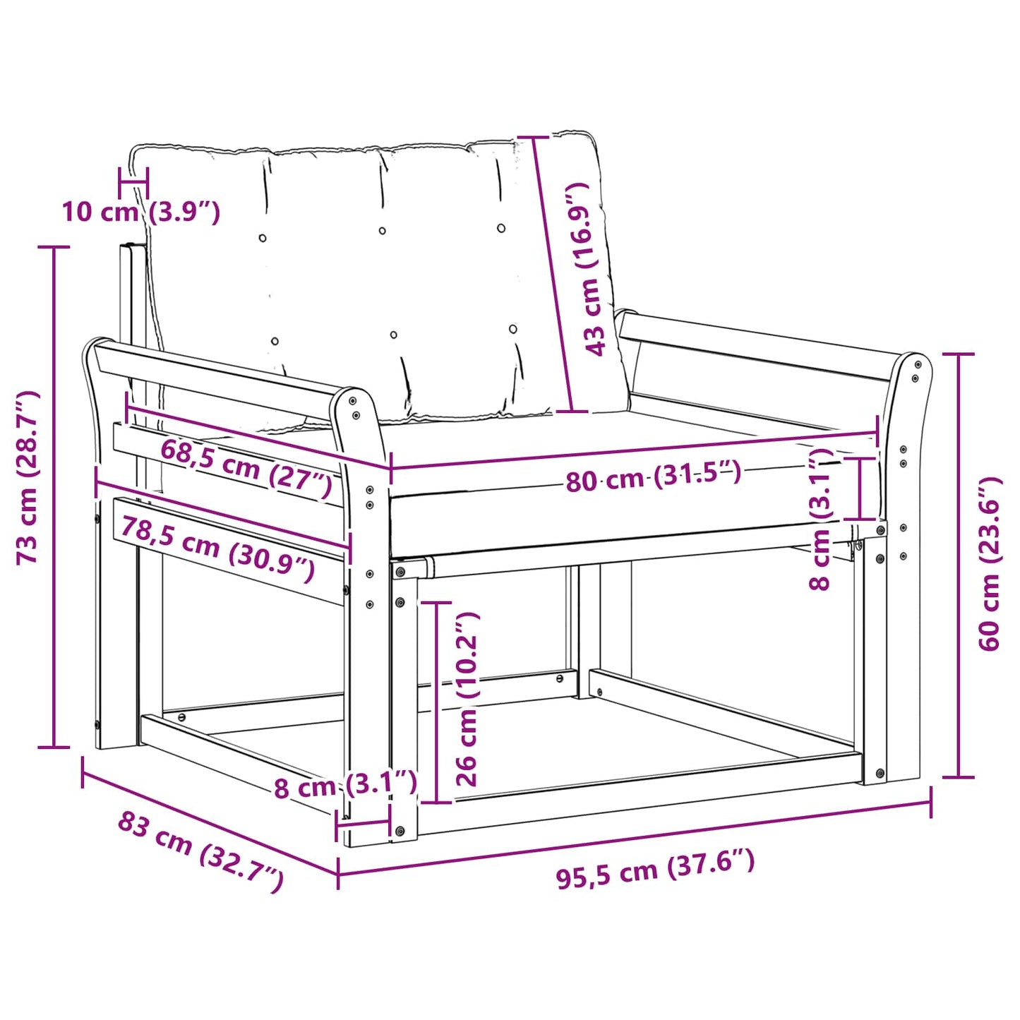 Buiten bankenset Massief Acaciahout en Textilene Naturel is nu te koop bij PeponiXL, paradijselijk wonen!