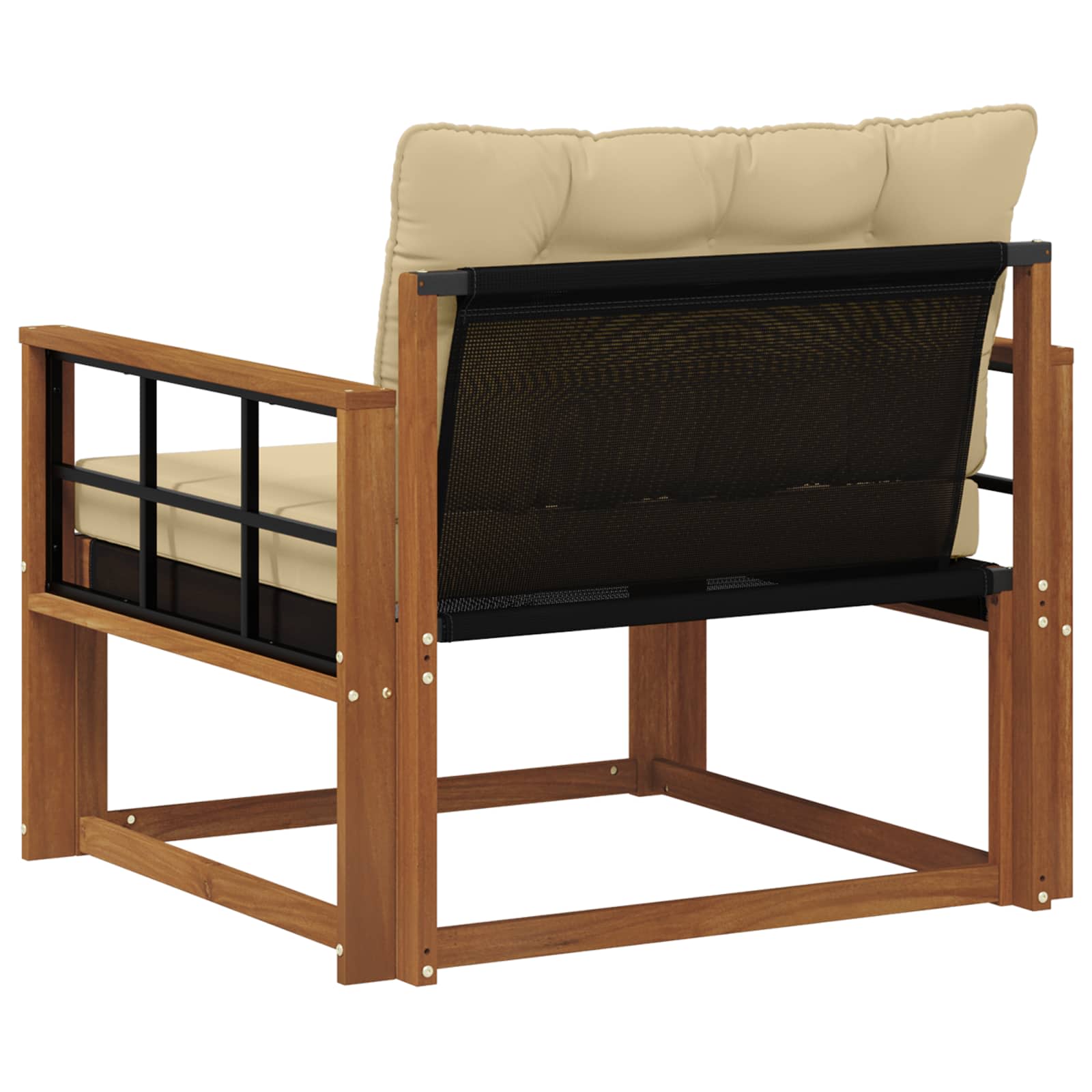 Buiten bankenset Massief Acaciahout en Textilene Naturel is nu te koop bij PeponiXL, paradijselijk wonen!