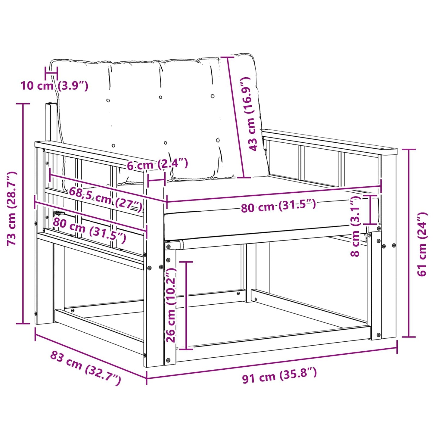 Buiten bankenset Massief Acaciahout en Textilene Naturel is nu te koop bij PeponiXL, paradijselijk wonen!