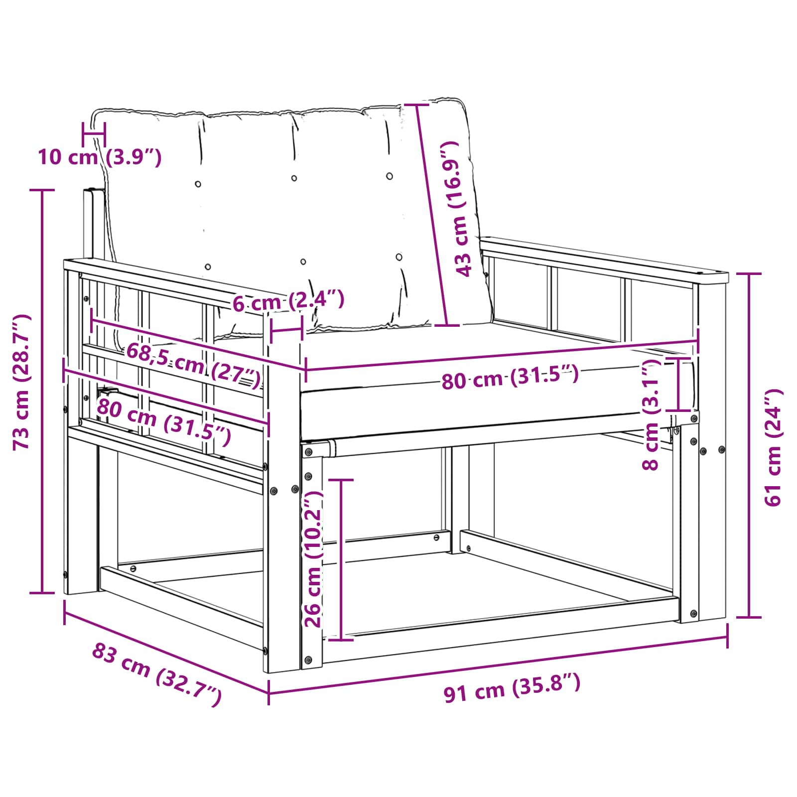 Buiten bankenset Massief Acaciahout en Textilene Naturel is nu te koop bij PeponiXL, paradijselijk wonen!