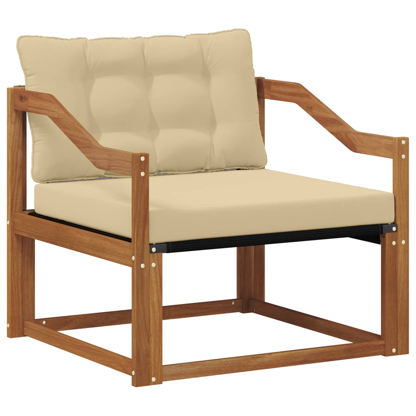 Buiten bankenset Massief Acaciahout en Textilene Naturel is nu te koop bij PeponiXL, paradijselijk wonen!