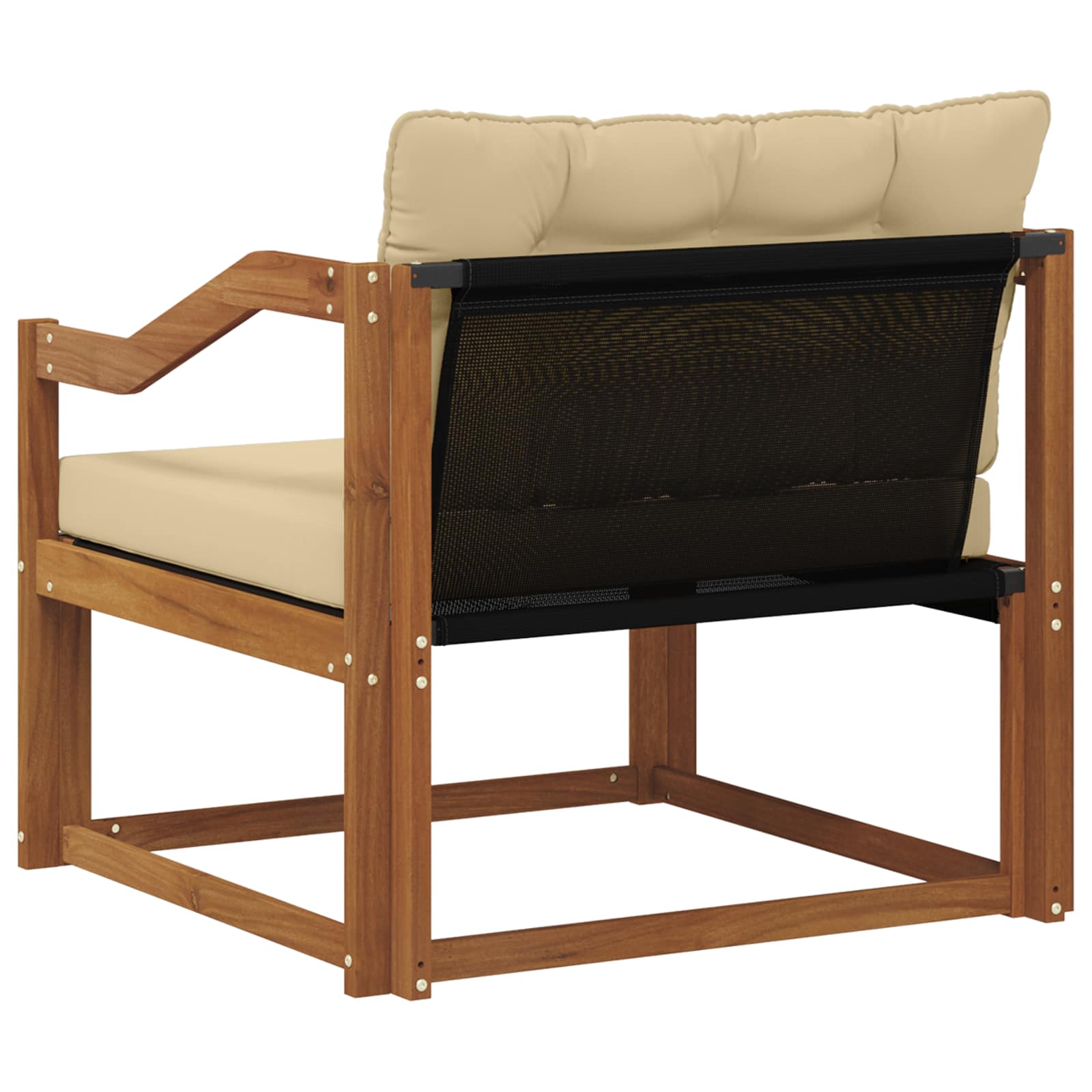 Buiten bankenset Massief Acaciahout en Textilene Naturel is nu te koop bij PeponiXL, paradijselijk wonen!