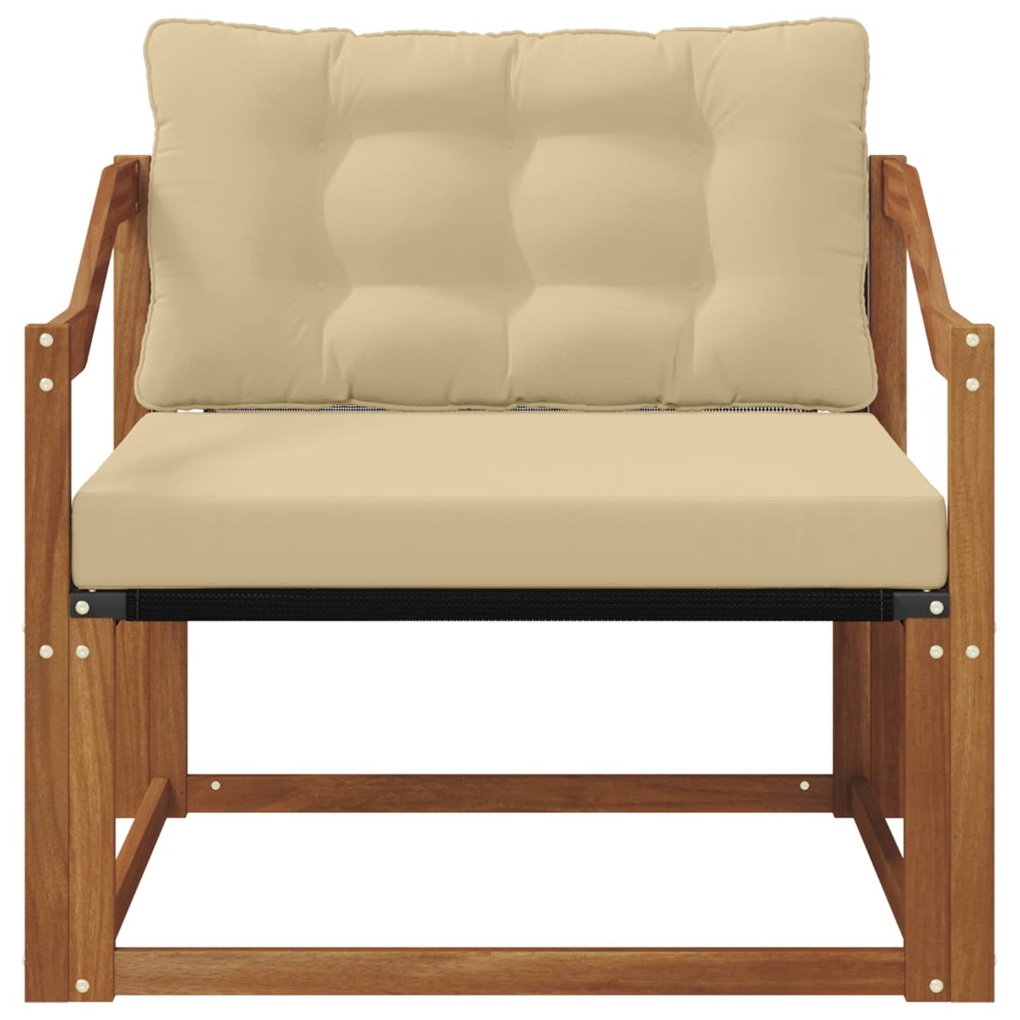 Buiten bankenset Massief Acaciahout en Textilene Naturel is nu te koop bij PeponiXL, paradijselijk wonen!