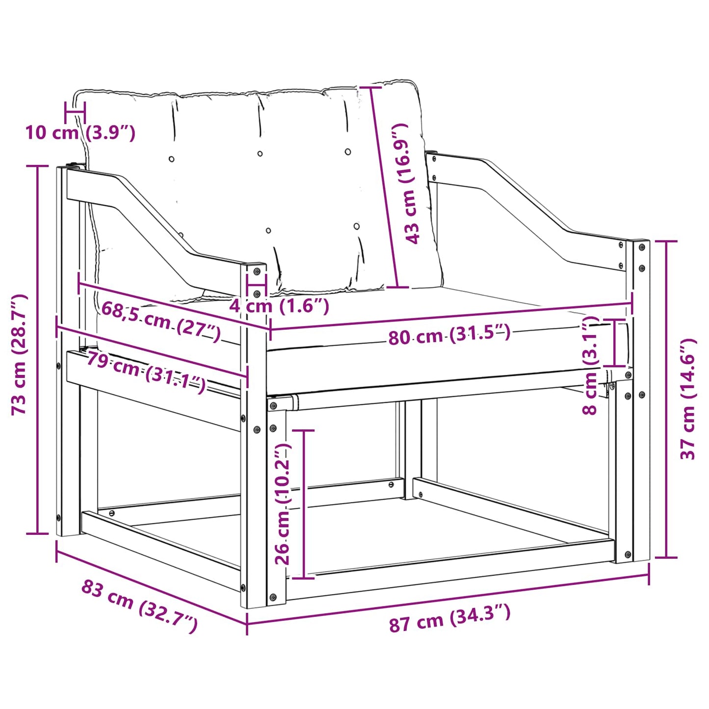 Buiten bankenset Massief Acaciahout en Textilene Naturel is nu te koop bij PeponiXL, paradijselijk wonen!