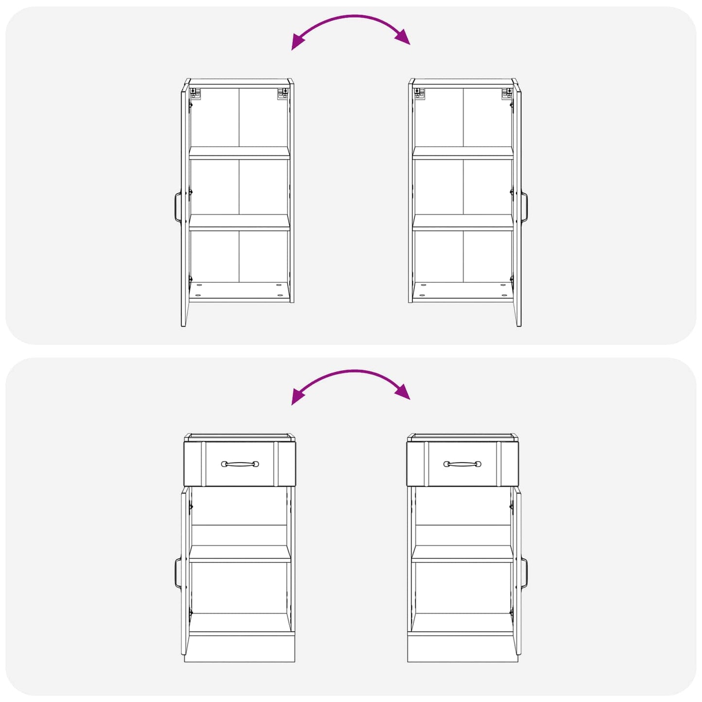 Keukenblok LUCCA 8 pcs Zwart Bewerkt hout is nu te koop bij PeponiXL, paradijselijk wonen!