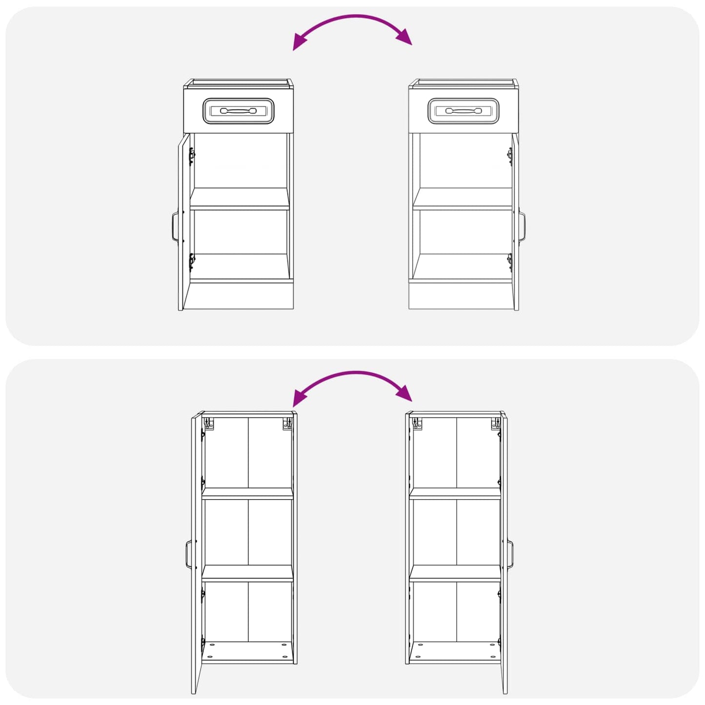 Keukenblok KALMAR 5 pcs Wit Bewerkt hout is nu te koop bij PeponiXL, paradijselijk wonen!
