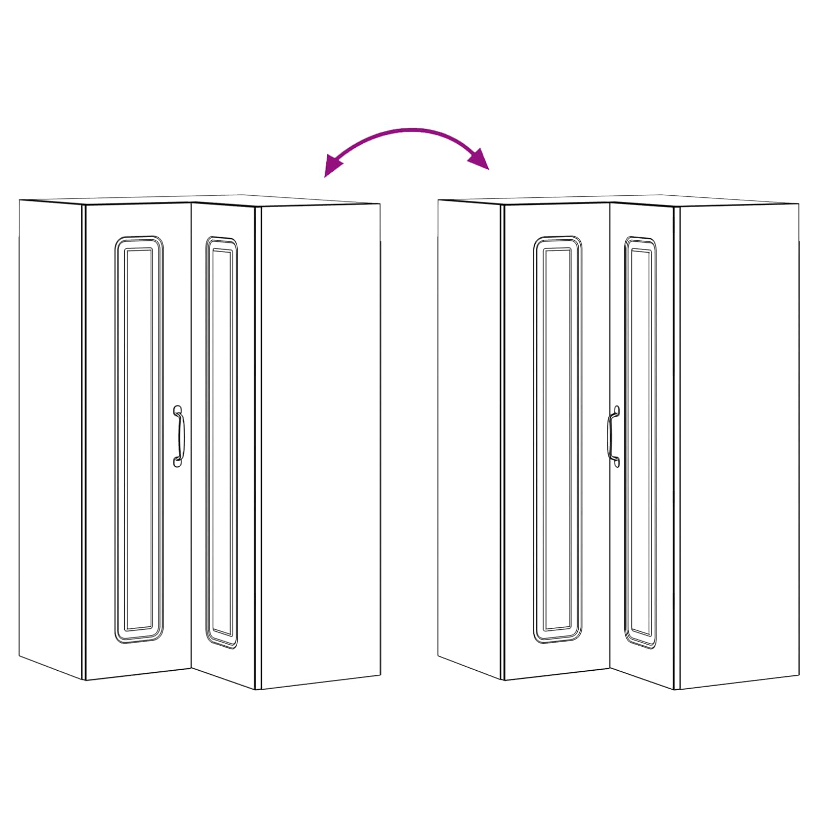 Keukenblok KALMAR 8 pcs Zwart Bewerkt hout is nu te koop bij PeponiXL, paradijselijk wonen!